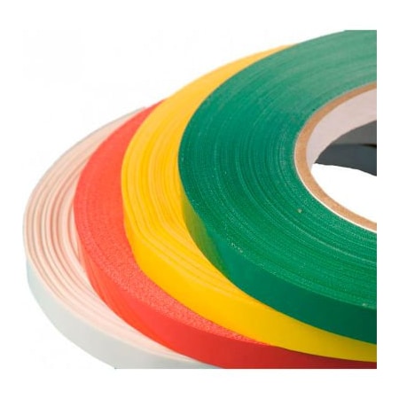 Ben Clements And Sons. Tach-It Bag Sealing Tape, 3/8inW x 180 Yd., White, 12/Pack 38-180WH